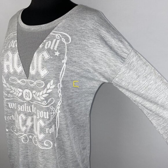 AC/DC T-Shirt Tee Women's Size M For Those About To Rock We Salute You 80s Music - Picture 5 of 12